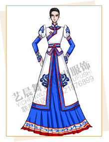 蒙古舞蹈服定做,蒙古演出服装设计,蒙古表演服装厂家