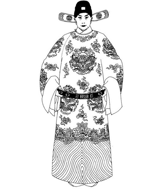 京剧团龙蟒袍