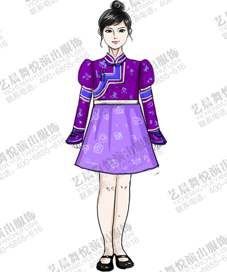 蒙族舞蹈演出服装