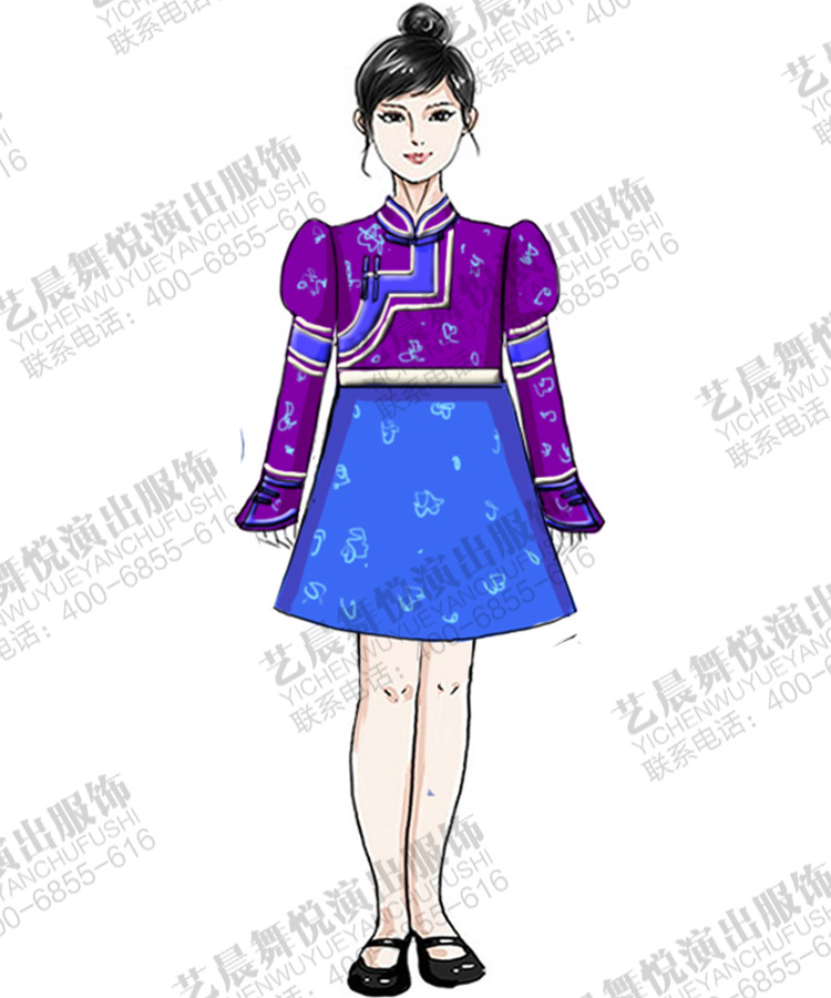 校园民族服装设计