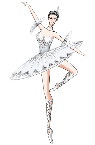 小天鹅舞表演服装芭蕾舞蹈服天鹅湖服装定做供应商